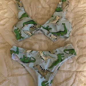 Shein Dinosaur bathing suit set